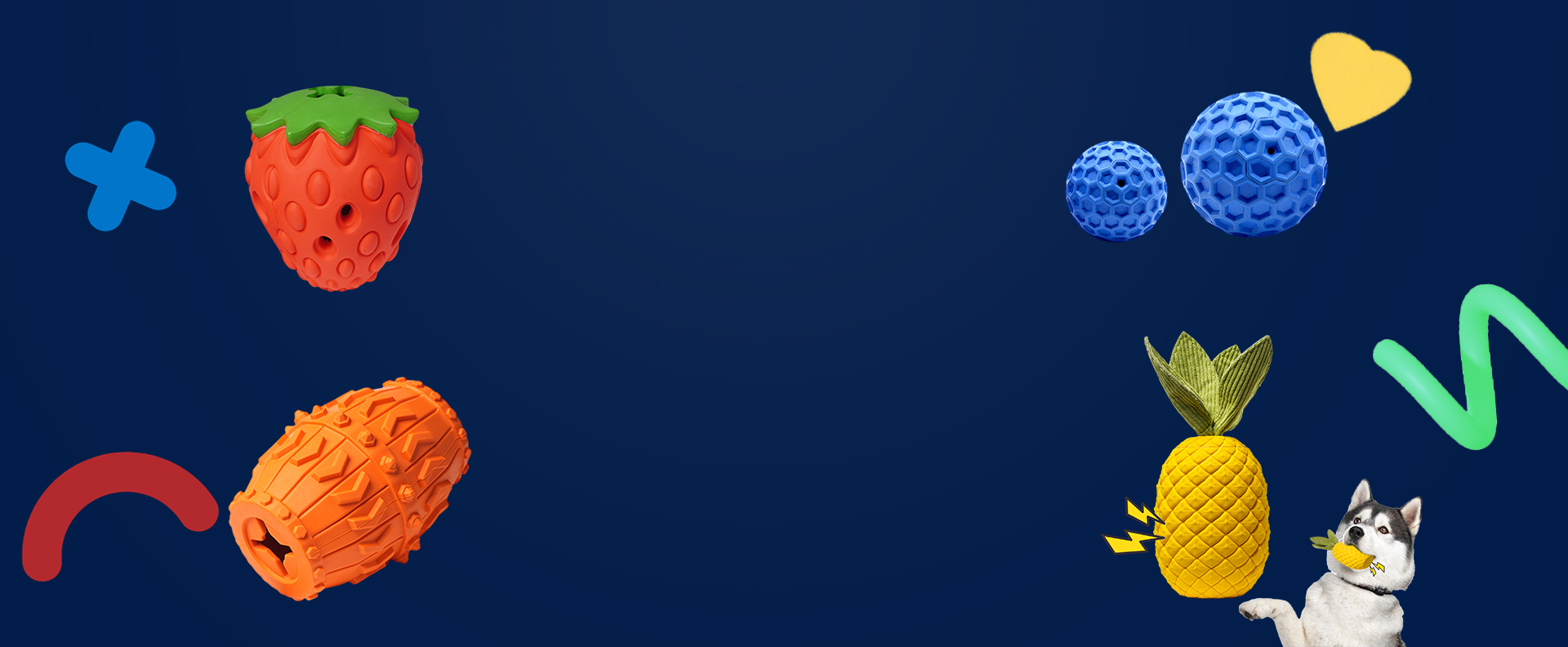 Premium dog toys collection