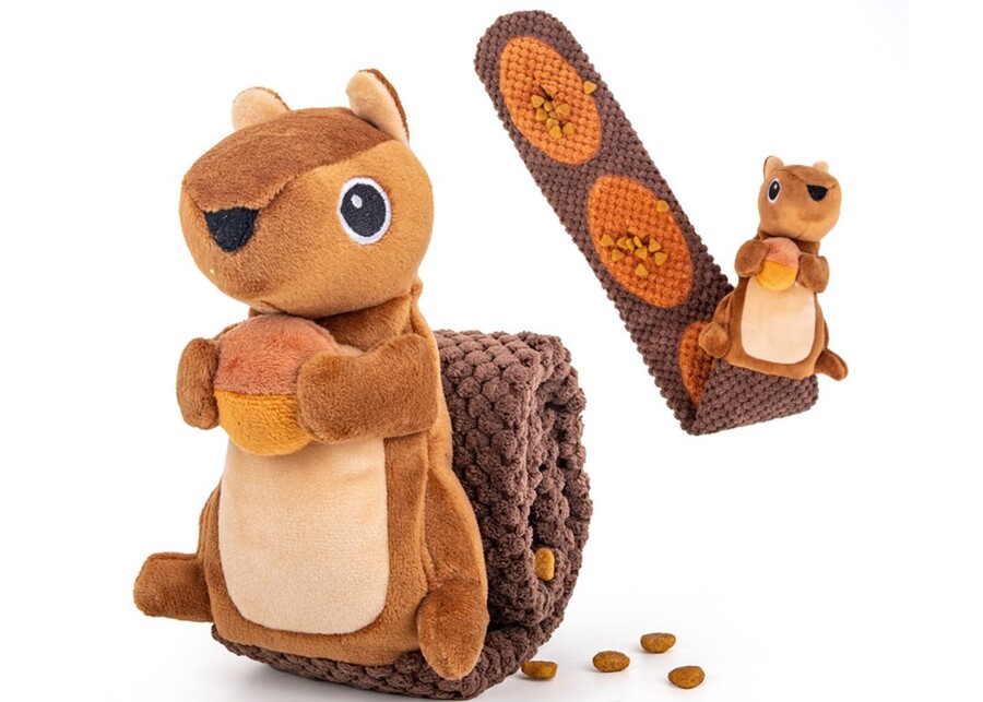 a comparison table of different materials for dog toys like rubber, TPR, and silicone