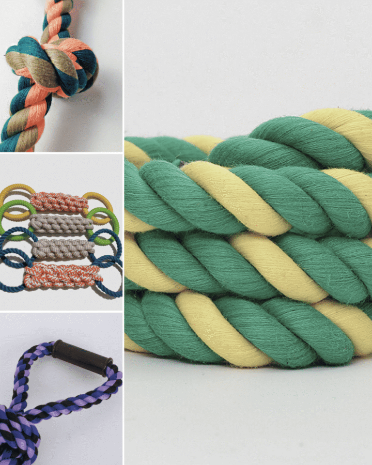 Dog rope toy structure