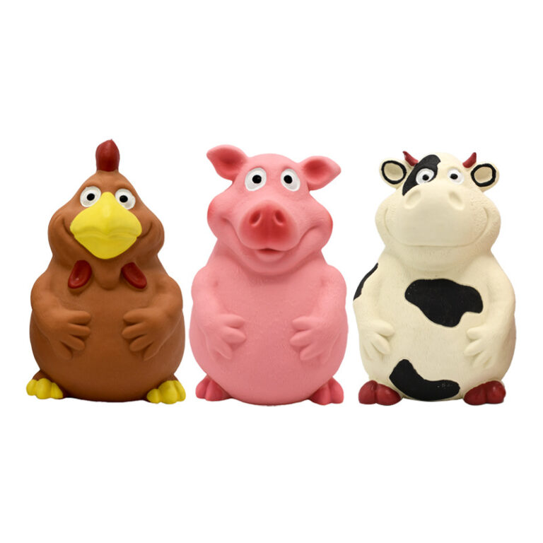Animal shaped latex toys
