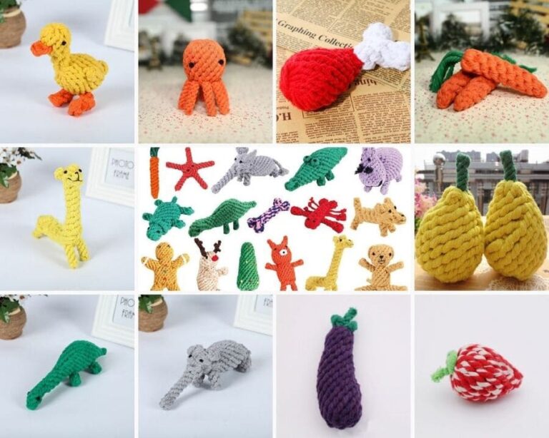 Rope animal dog toys