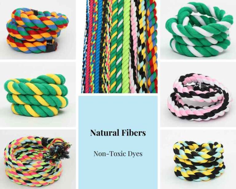 Rope dog toy materials