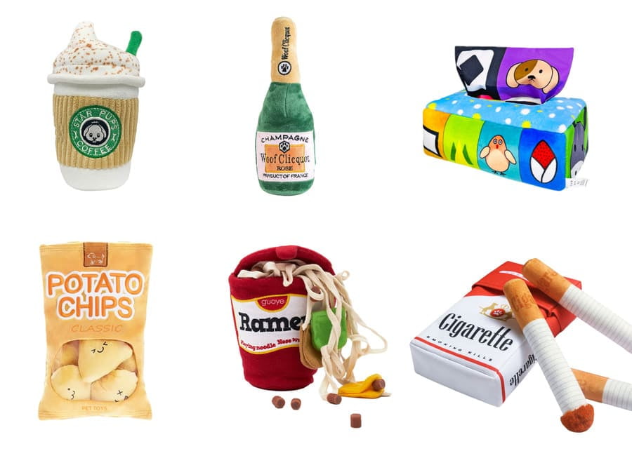 Custom Funny Dog Toy Ideas A collection of funny and unique custom-made dog toys