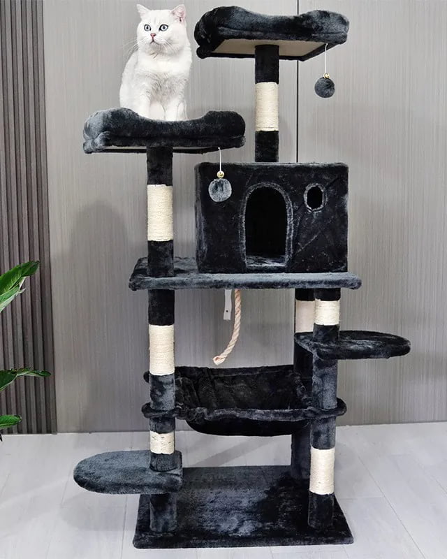 Classic plush cat furniture