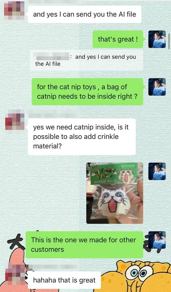 Understanding the client's needs for customized catnip toys