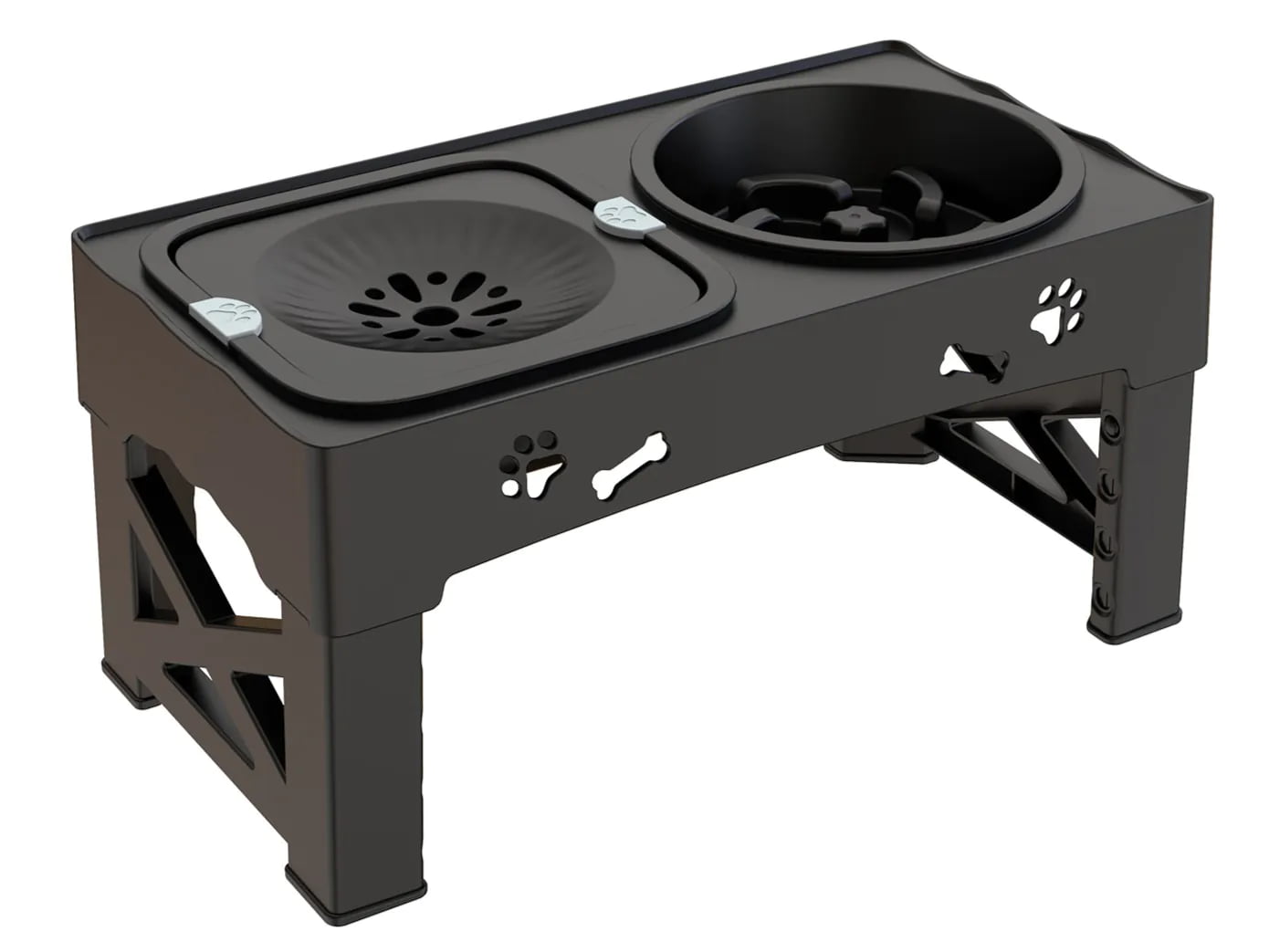 Adjustable Elevated Dog Bowl