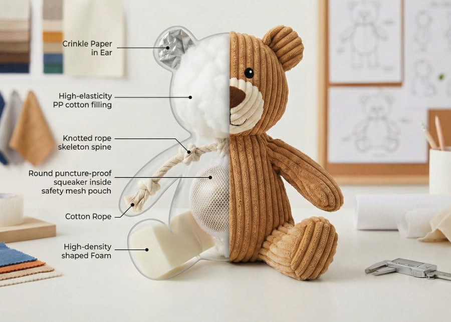 Inside the Plush Dog Toy: A Manufacturer’s Guide to Stuffing and Squeakers