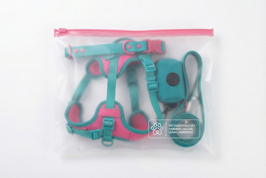 Frosted Zipper Bag