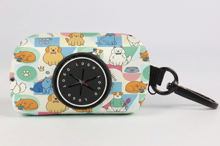 Matching Poop Bag Dispenser