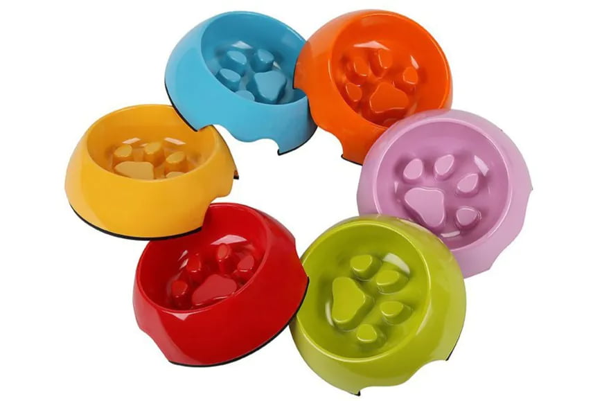 Melamine Slow Feeder with Maze Structure