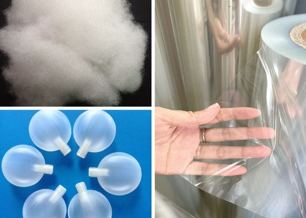 Varieties of dog toy stuffing materials