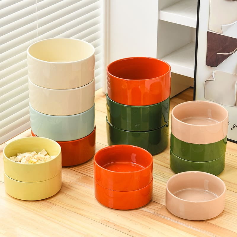 Pantone color matching and powder coating finishes for pet bowls