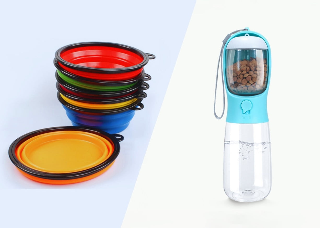 Portable Travel Bowls and Bottles