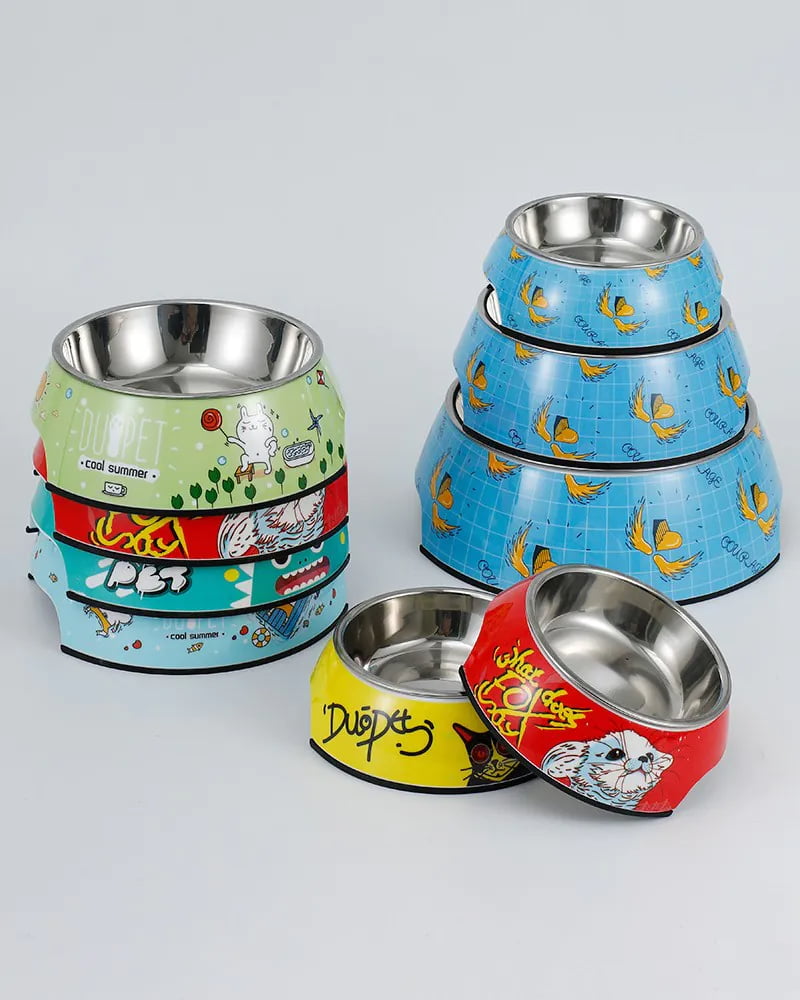 Premium Melamine Pet Bowl with Modern Design