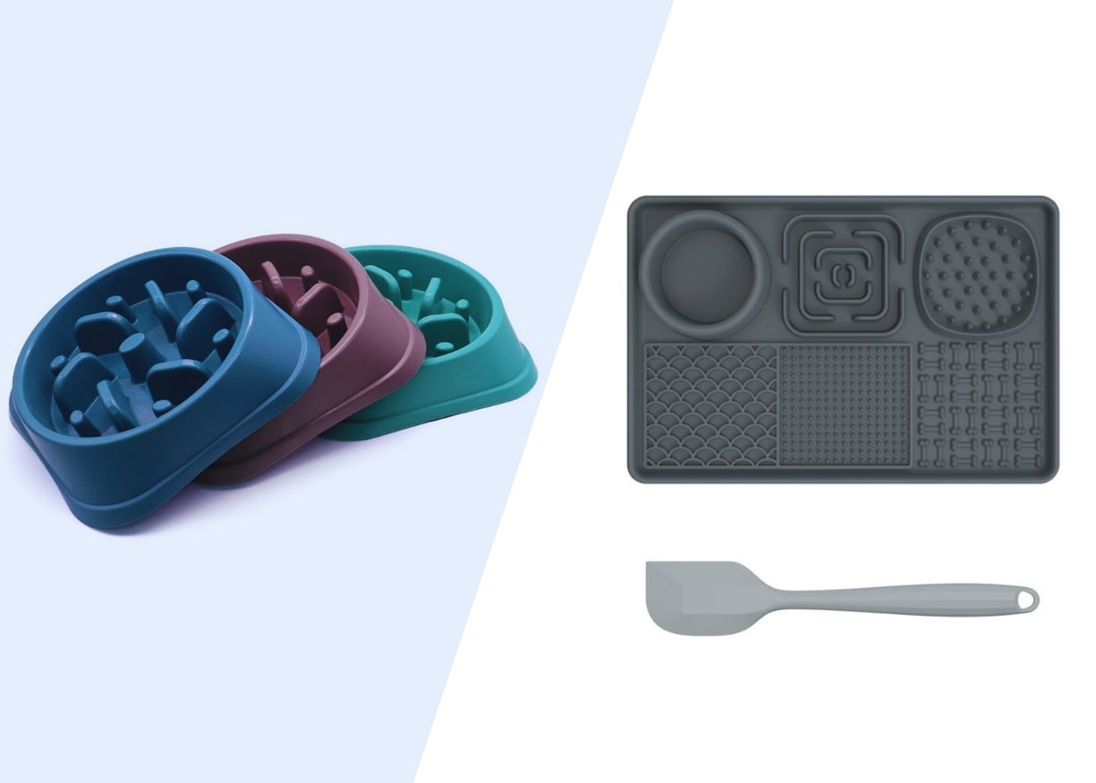 Slow Feeder Bowls and Lick Mats