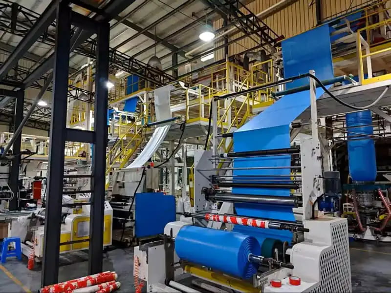 ABA 3-layer co-extrusion film blowing machine