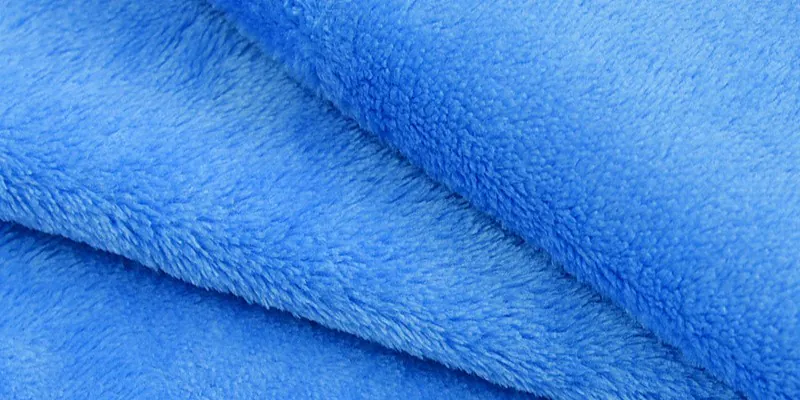 Close-up texture of Flannel Fleece fabric