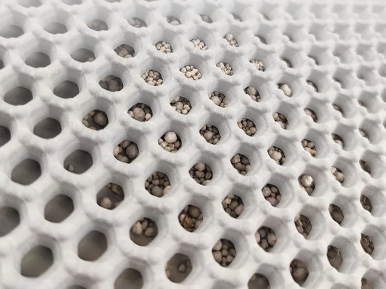 EVA Honeycomb Cat Litter Mat Texture