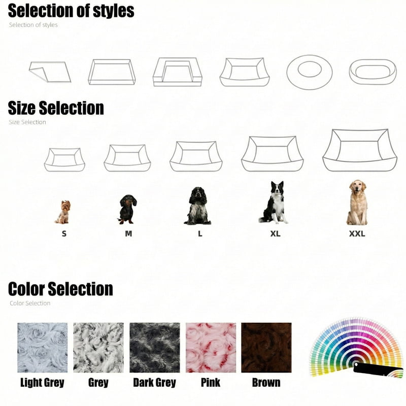 Custom Private Label Pet Bed Manufacturing