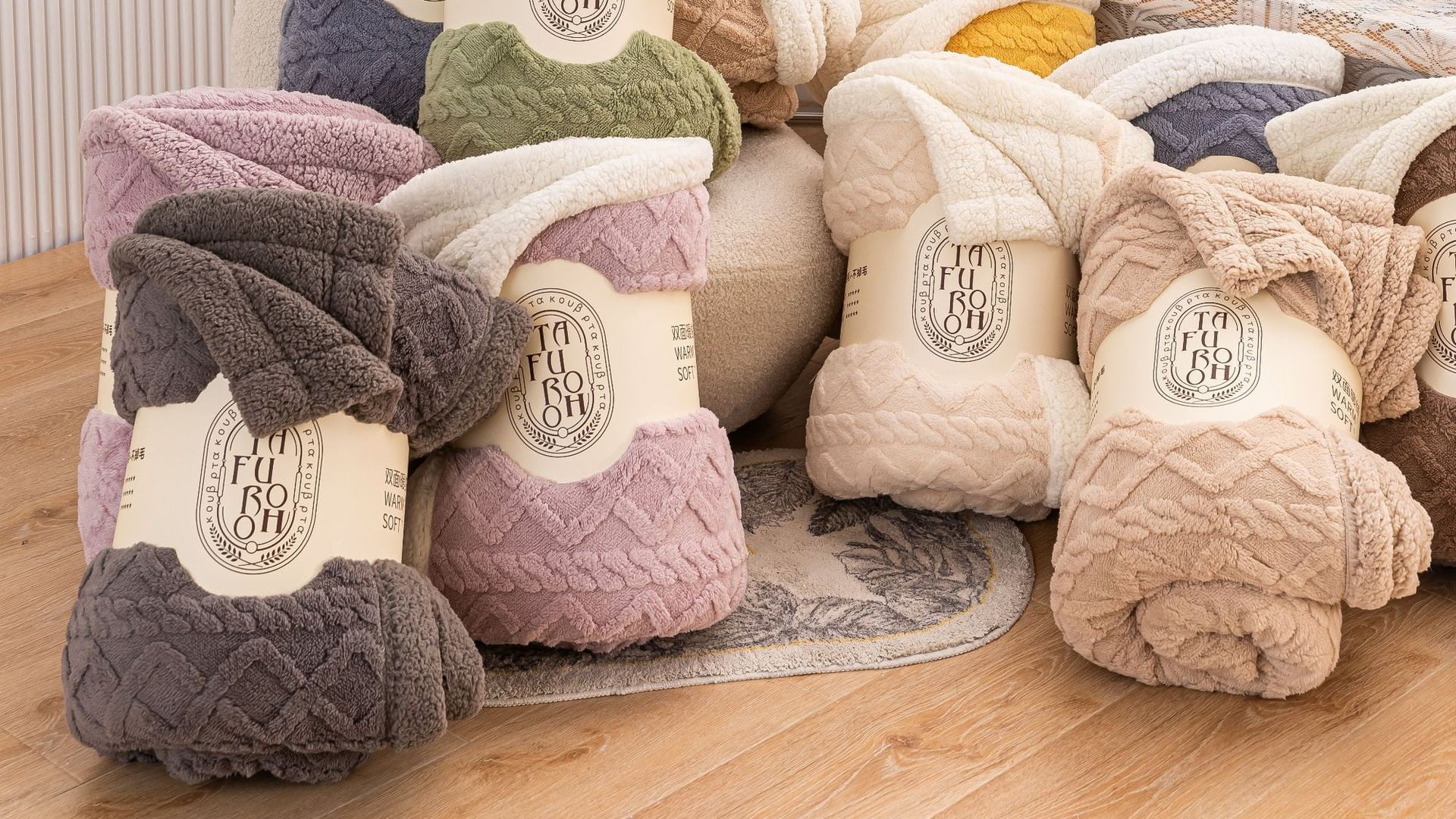 Paper Sleeve Belly Band Packaging for pet blankets