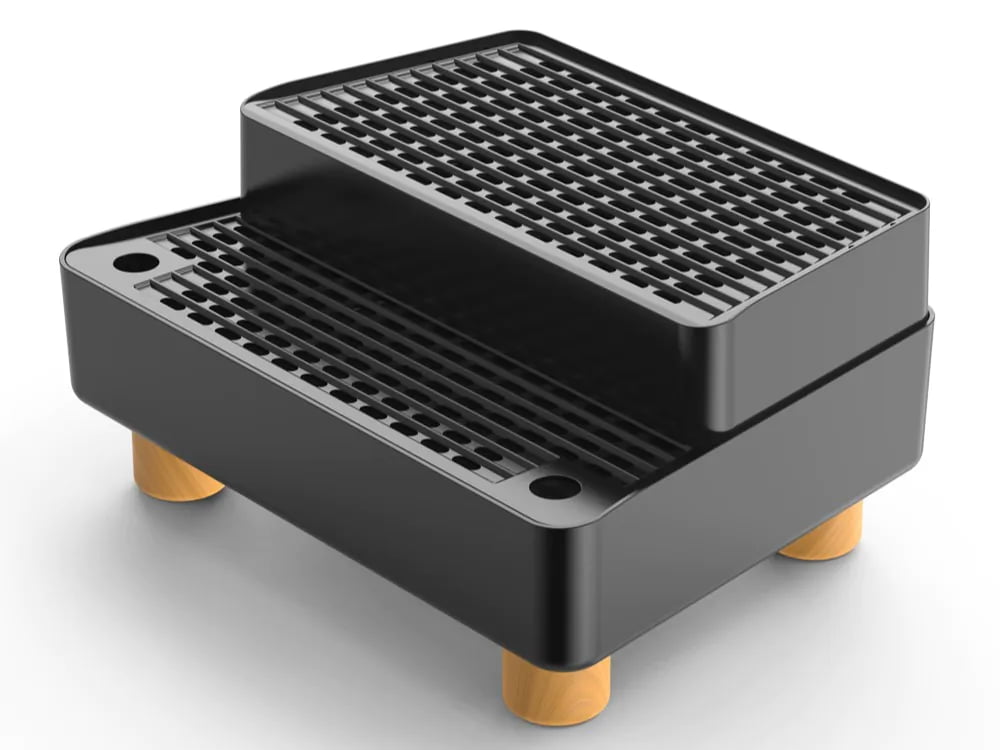 Plastic Cat Litter mats with pedal design