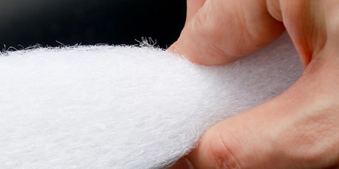 Spray-bonded Cotton Filling