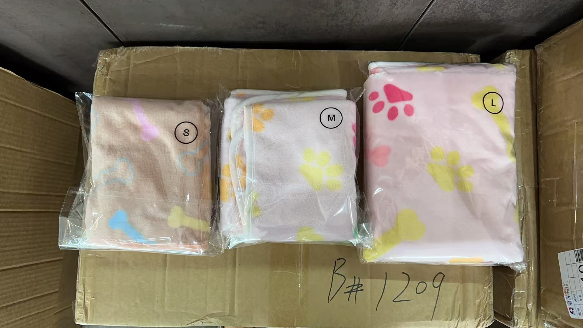 Standard OPP Bag Packaging for pet blankets