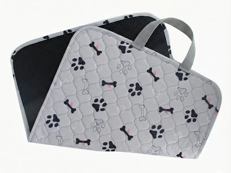 Washable dog pee pads with handles