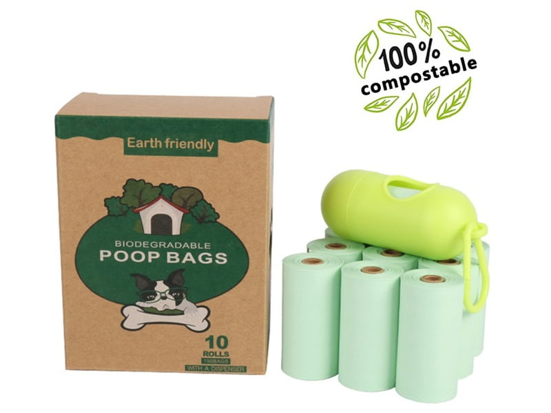 compostable cornstarch dog poop bags