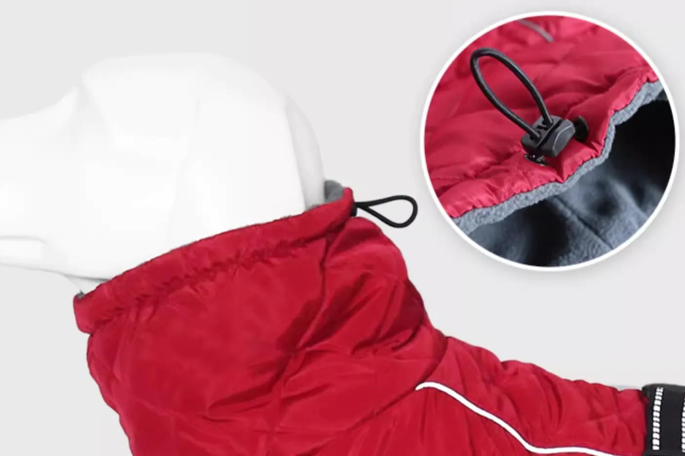 Adjustable Dog Coat with Toggles