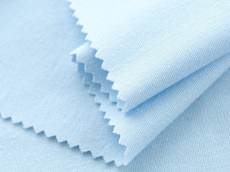 Combed Cotton and French Terry Fabric Detail