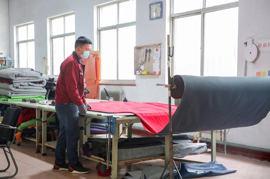 Fabric Inspection and Relaxing Process