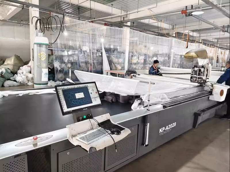 Large scale pet apparel factory production line