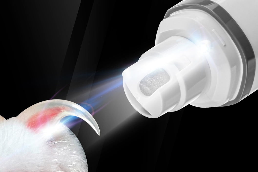 Professional dog nail grinder with LED light
