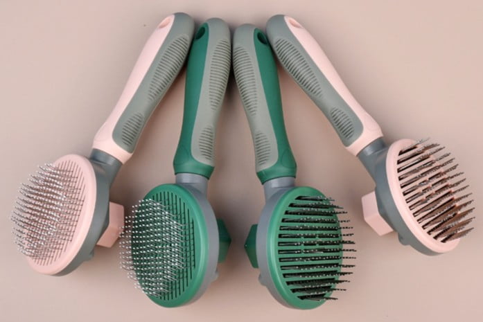 Self-Cleaning Pet Brushes