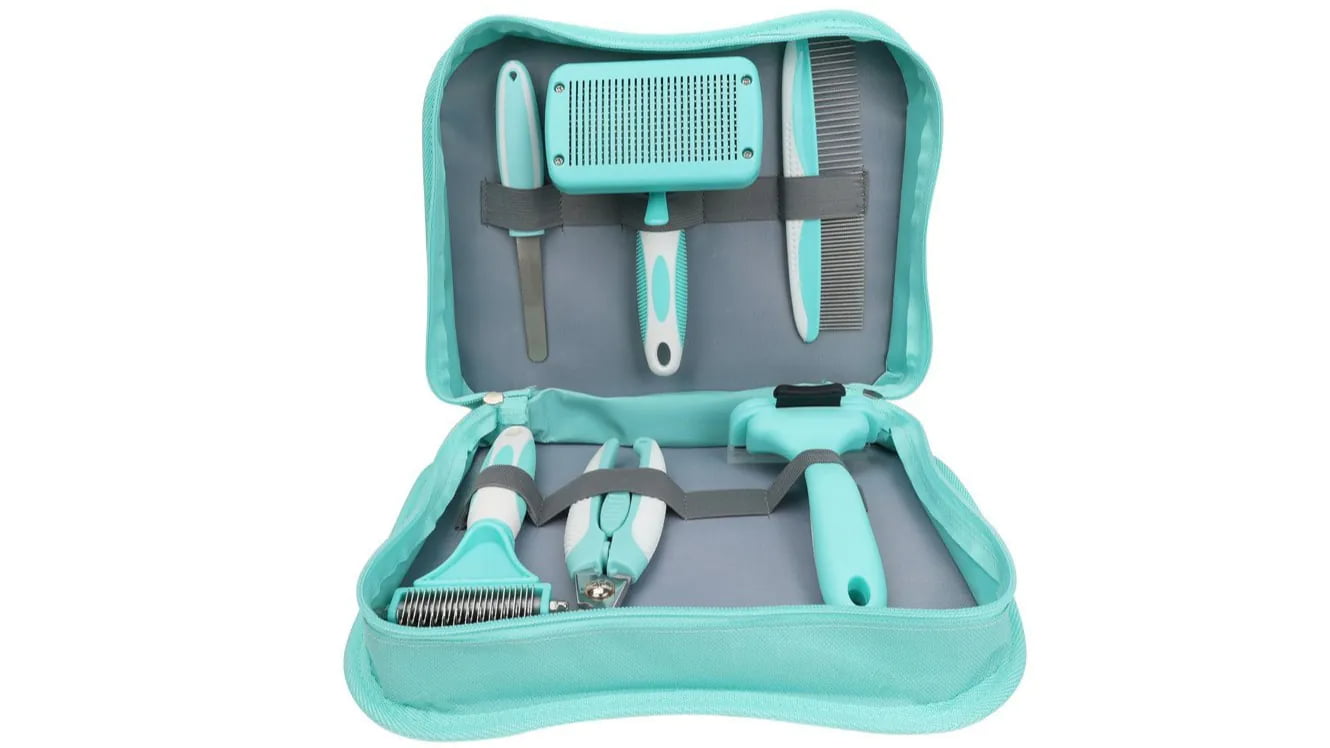 The Shedding Control Pet Grooming Tool Kit - Specialized tools for heavy shedding breeds