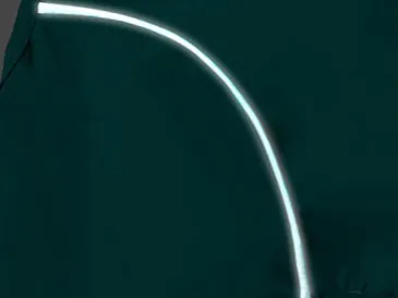 Dog raincoat with high-visibility reflective trims for low-light safety