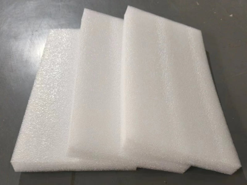 Marine-grade closed-cell EPE foam used in pet life jackets for stable buoyancy