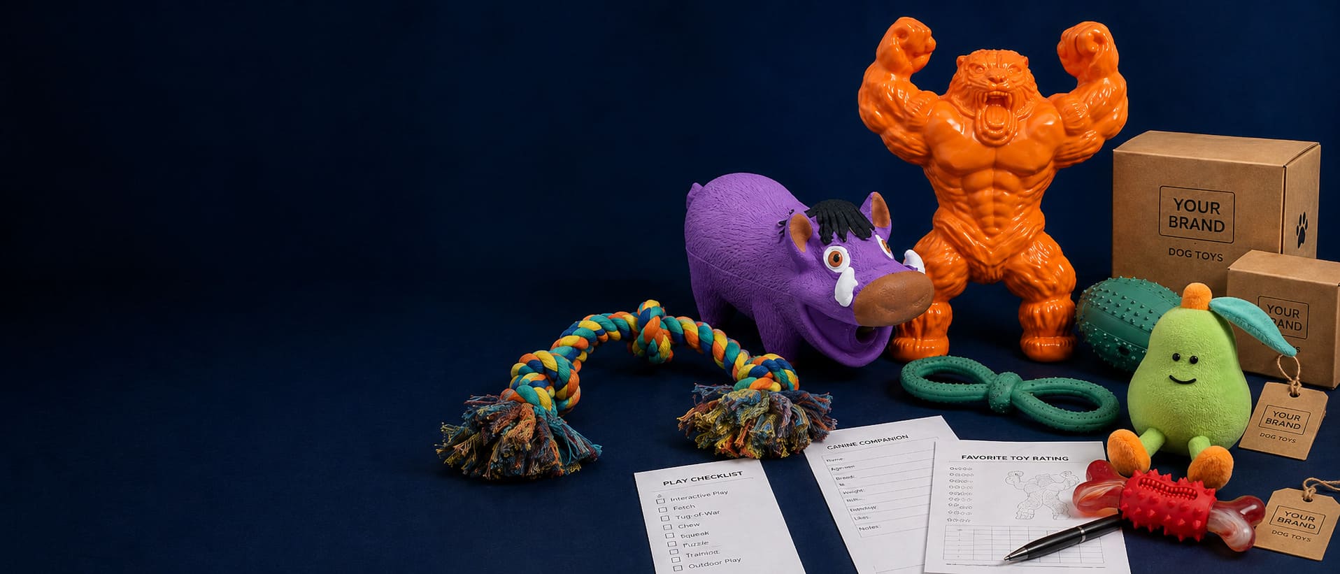 Wholesale and custom dog toys for B2B pet product programs