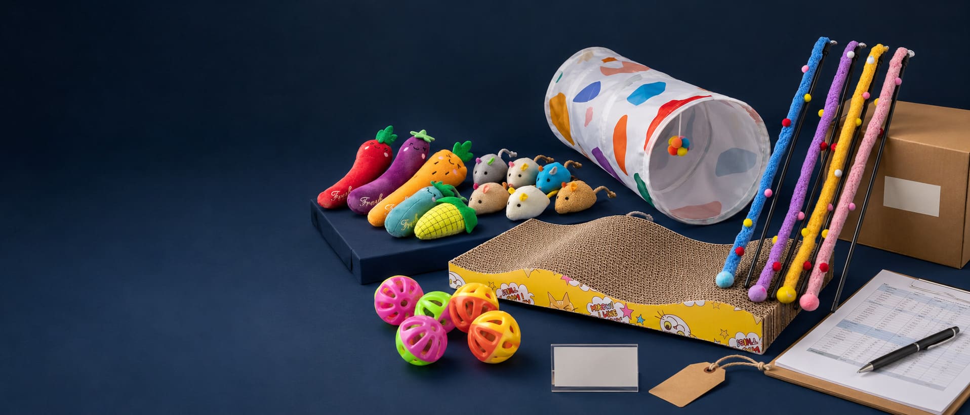 Wholesale and custom cat toys for B2B pet product programs