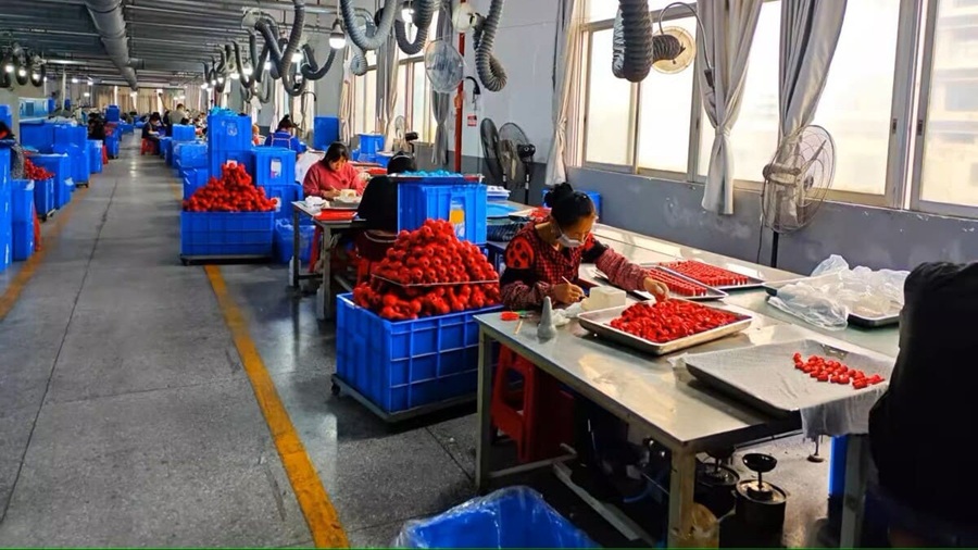 Bulk production planning for custom molded dog chew toys