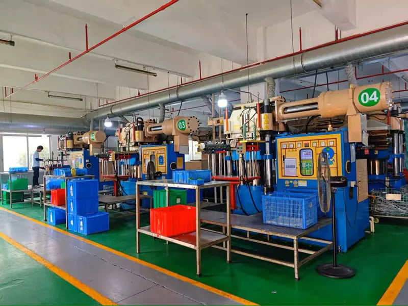 Injection production equipment for rubber dog toy manufacturing