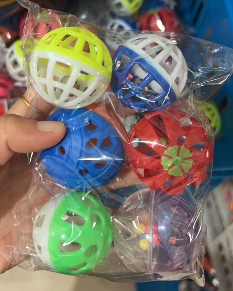 Wholesale cat ball toys packed in an OPP bag