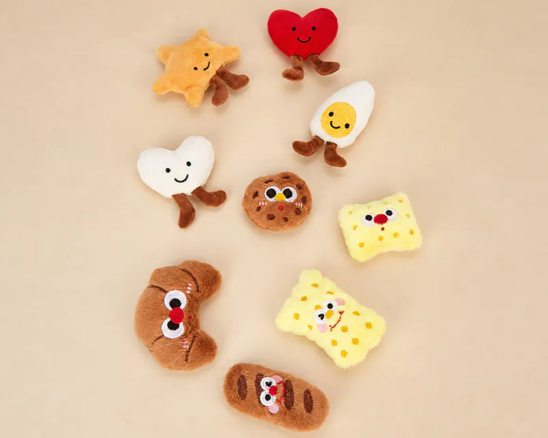 Assortment of existing-style plush catnip toys available for wholesale