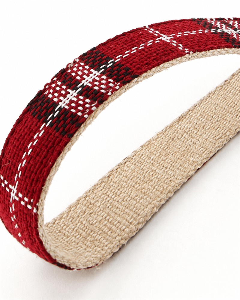Cotton and hemp material samples for dog leashes