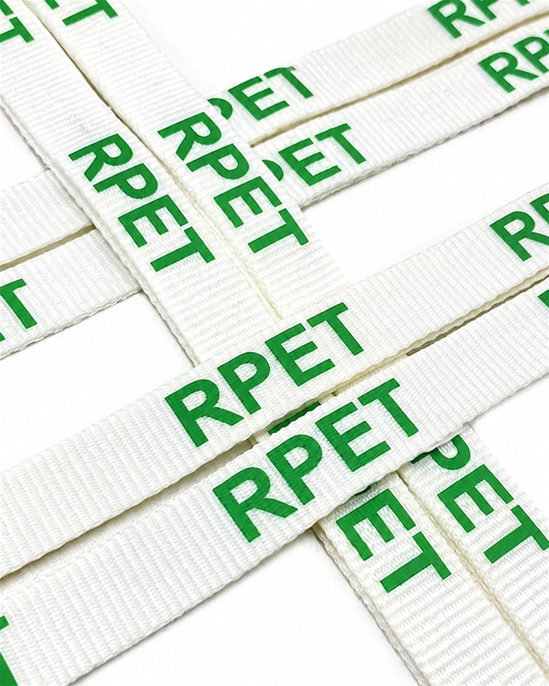 Recycled polyester RPET webbing for dog leashes